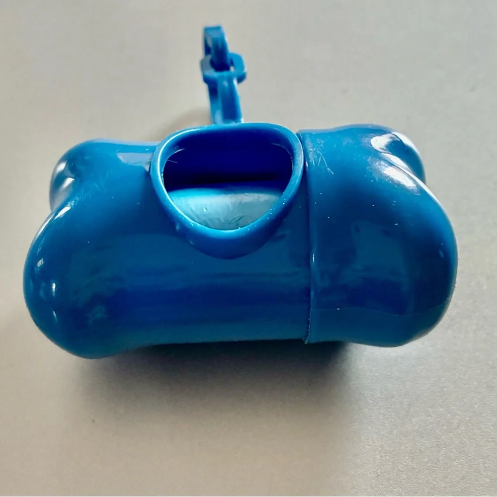 🦴 Blue Bone-Shaped Dog Waste Bag Dispenser 🐾